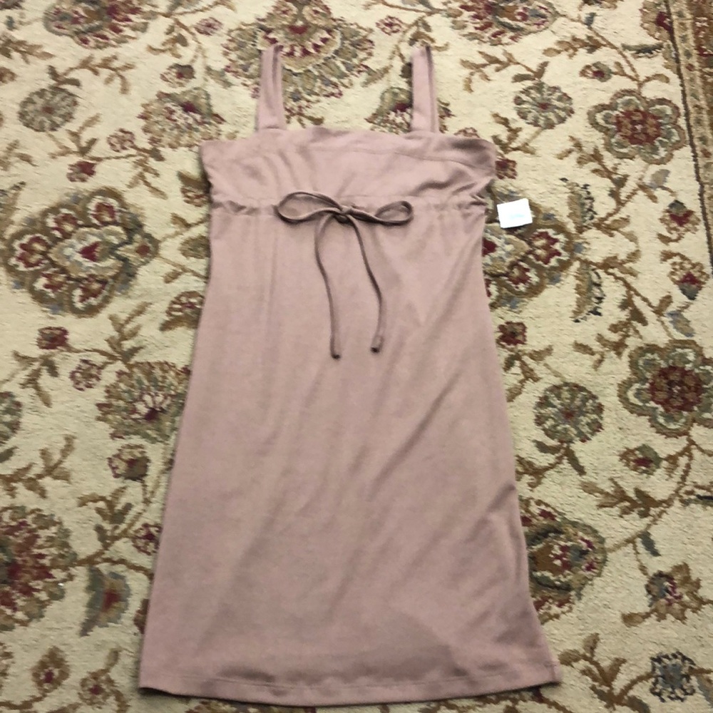 Vintage Y2K dress. Size small. Tan. A bit stretchy.  Super cute.